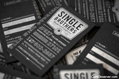 Black Letterpress Business Cards: 15 Elegant Examples