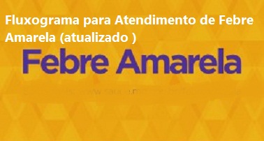 Fluxograma para Atendimento de Febre Amarela (atualizado )