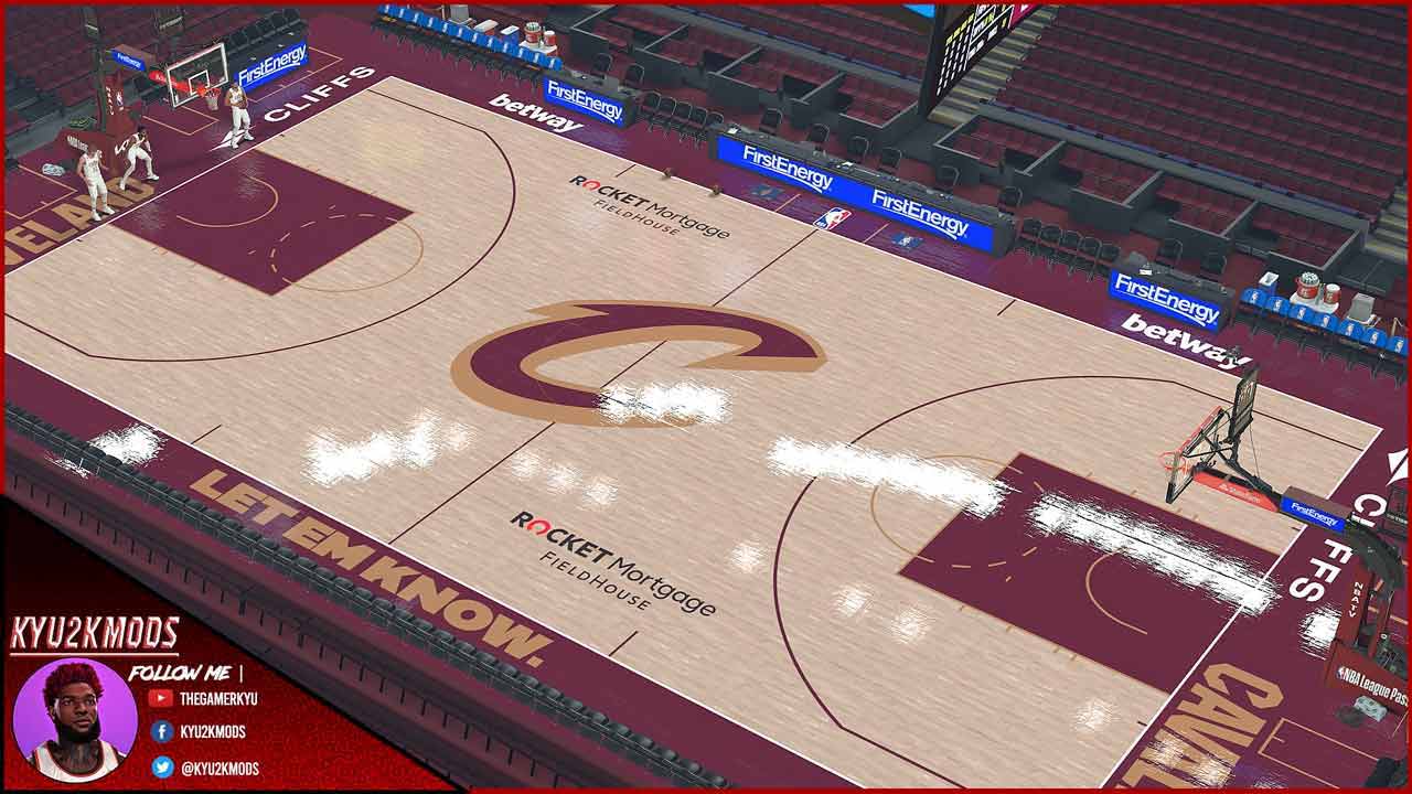 NBA 2K24 Cleveland Cavaliers 2024 Court