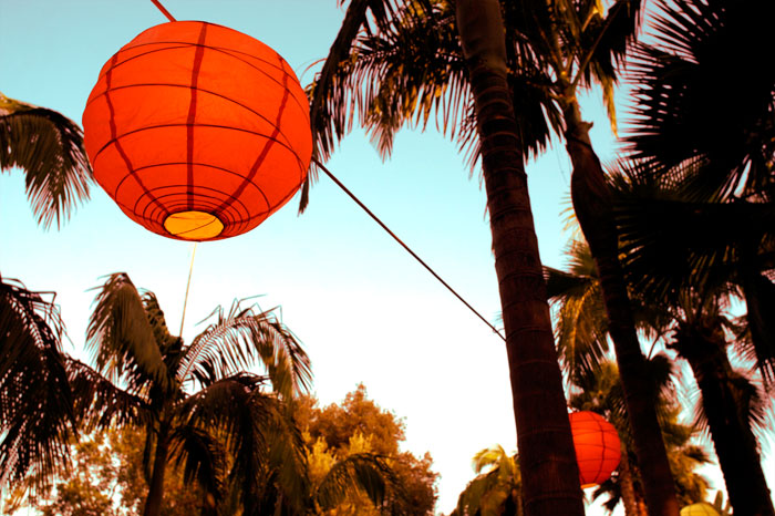 Paper Lanterns Wedding Details 