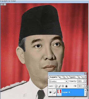 Tutorial<a href='http://orlandolab.blogspot.com/'> Photoshop</a> - Membuat Foto Hitam Putih Menjadi Berwarna