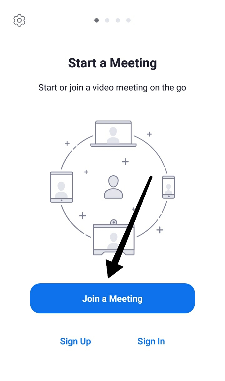 Cara Join (Bergabung) ke Ruang Meeting Zoom Android - Langkah 2