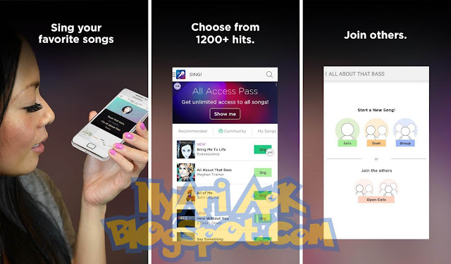 Download Sing! Karaoke by Smule Mod Versi 3.9.7 Apk Full Unlock VIP