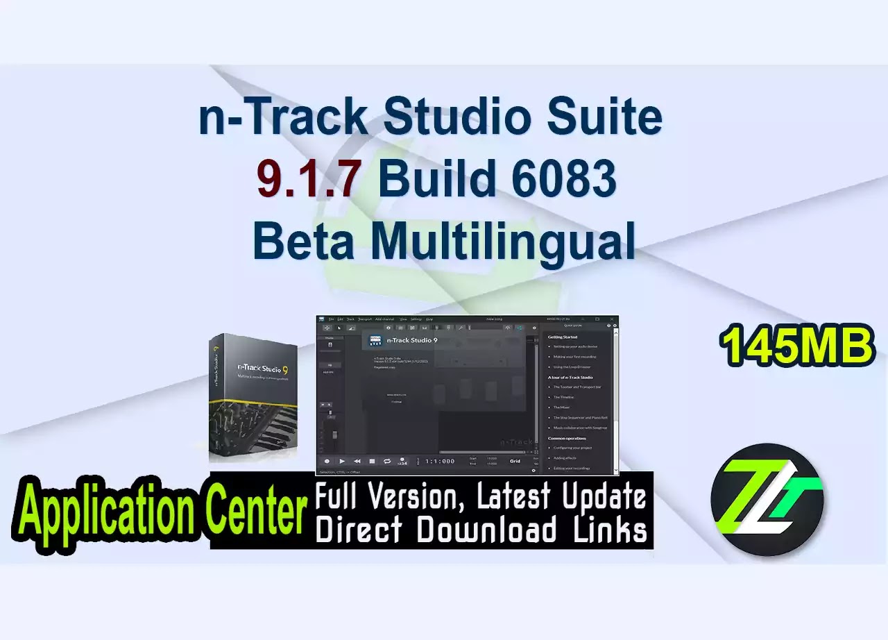 n-Track Studio Suite 9.1.7 Build 6083 Beta Multilingual