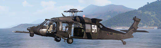 Arma3用特殊作戦ヘリMODのMH-60M