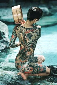 Japanese Yakuza Full Back Body Girl