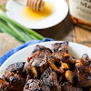 Honey Bourbon Steak Tips