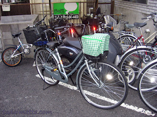 Japanese bicycles. Mama-chari bikes are everywhere!