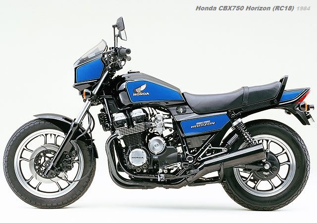 Honda CBX750 Horizon blue