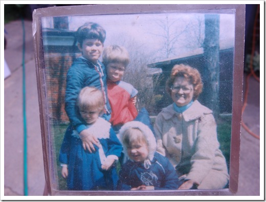 Mom and Her Four Kids