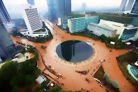 Foto Banjir Jakarta Via Instagram