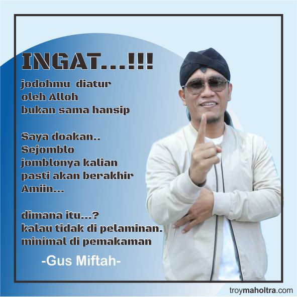 12 Gambar  Meme Stiker WA  Gus Miftah Gambar  meme ucapan 