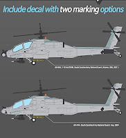 Academy 1/35 AH-64A ANG 'South Carolina' (12129) English Color Guide & Paint Conversion Chart