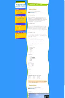 TemaNo60 Neoneon Blogger Template