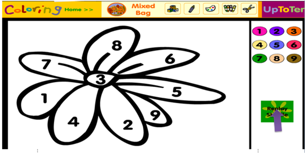 http://www.uptoten.com/kids/coloringpage-mixedbag-coloring-colornumber.html