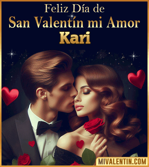 Tarjetas Feliz día de San Valentin Kari