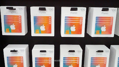 iTunes $100 Multi Pack: 4 $25 gift cards as gifts and stocking stuffers