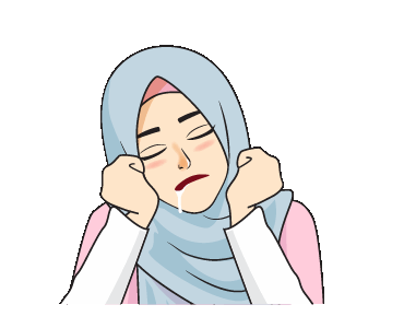 LINE Creators Stickers Gorgeous Hijab  Girl 2 Animated 