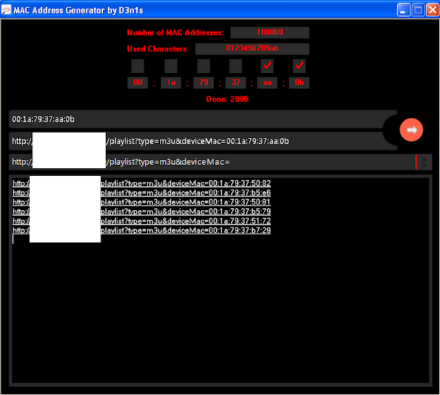MAC Address Generator by D3n1s