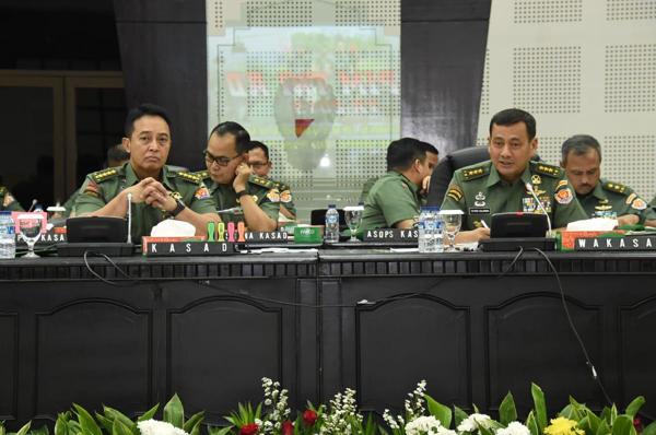 Pangdam I/BB Hadiri Rapim TNI AD Bahas Pengamanan Pemilu 2019 dan Netralitas TNI