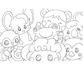 #7 Animal Crossing Coloring Page