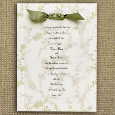 Cheap homemade wedding invites