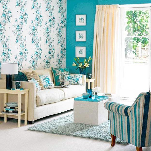20 Kombinasi Warna Cat Dinding Biru dan Warna Lainya Enak 