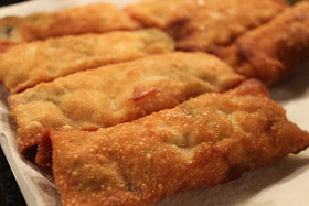 Chicken, broccoli, and cheese egg rolls