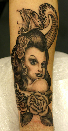 Trend Tattoos Pin Up Girl