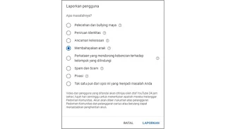 Cara Melaporkan Channel Youtube milik Orang Lain