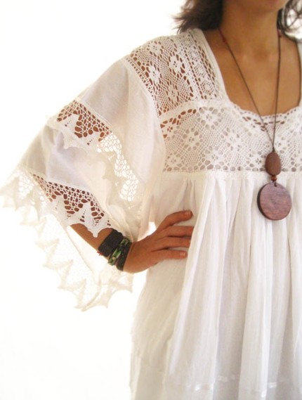 I found it awesome that it was actually worn as a wedding dress bohemian 