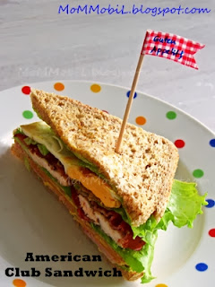 American Club Sandwich home made