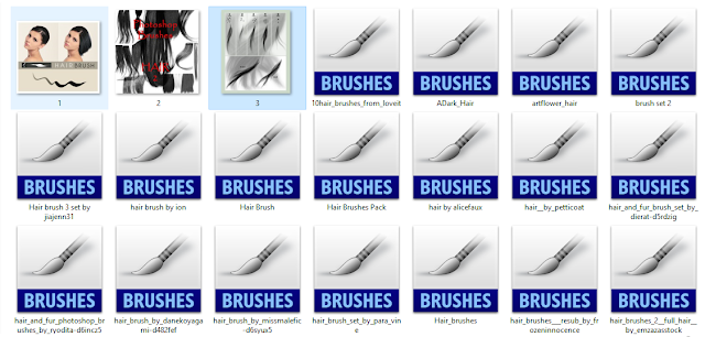 50+ Collections Photoshop Hair Brush