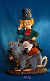 крыса кукла куклы оксаны панченко oleloo портретная кукла doll интерьерная кукла на заказ по фотографии оберег для дома хранят ключи от счастья и кладовок