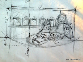 Thumbnail sketch by Cheryl Kugler