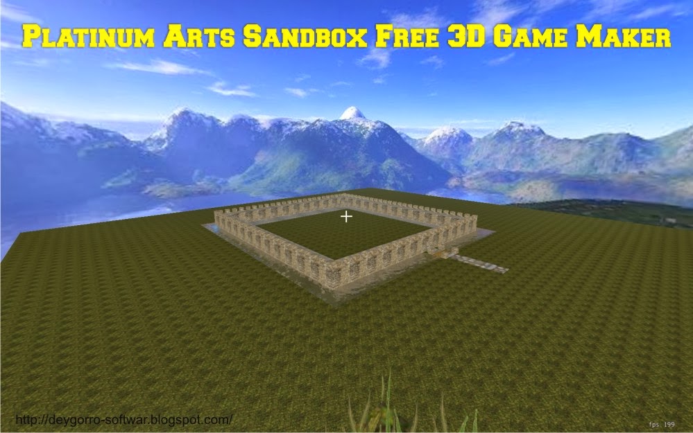 Cara Membuat Game Sendiri Dengan Platinum Arts Sandbox 