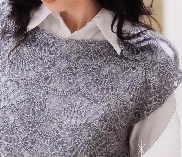 crochet Lace vest