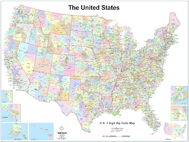 Zip Code Map Of United States 