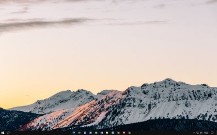 Cara Membuat Icon Taskbar Menjadi di Tengah Taskbar