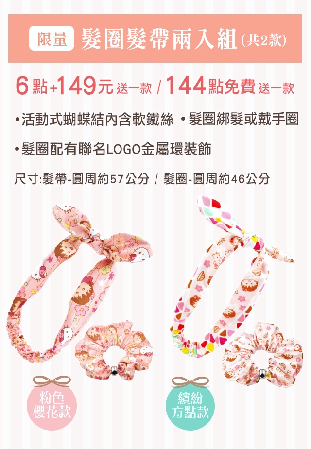 8 【超商集點】7-11 櫻桃小丸子 x Hello Kitty 春日時尚集點送（聯名串飾、3D鑰匙圈、髮帶髮圈、速開遮陽棚、折疊大休閒椅、隨身化妝鏡、蜜粉刷、蝴蝶結手鍊）這檔威力太強大，肯定爆賣！