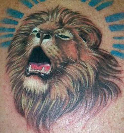 art tattoo lion leo design collection