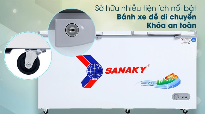 Tủ đông Sanaky VH-5699W1 560 lít