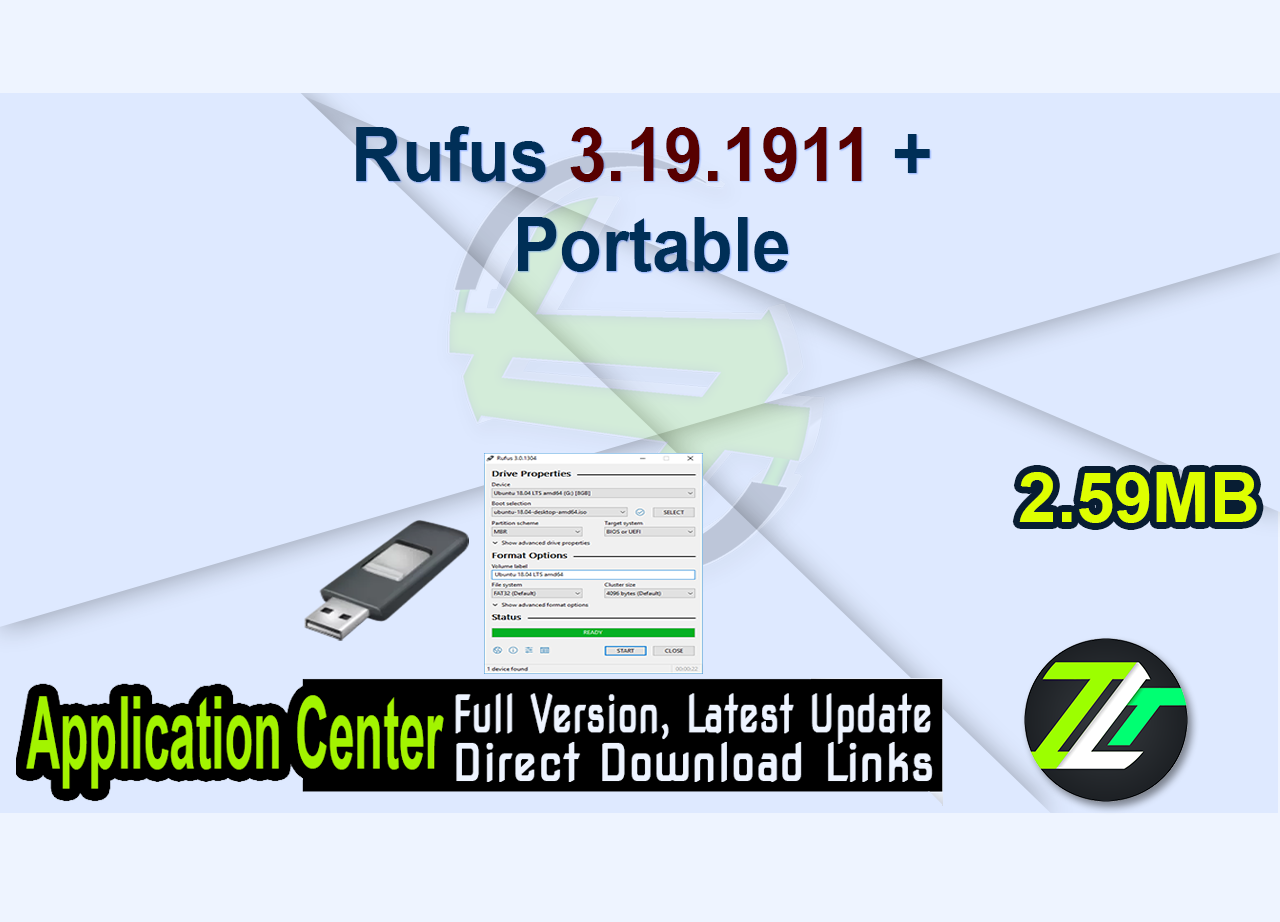 Rufus 3.19.1911 + Portable