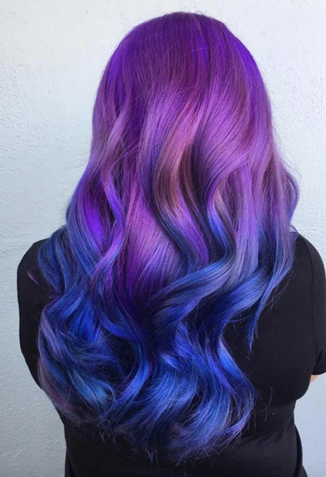 how to color hair purple