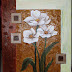 flower painting on canvas 16 by 20