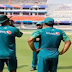Pakistan team takes part in first training session after arriving on Indian shores.