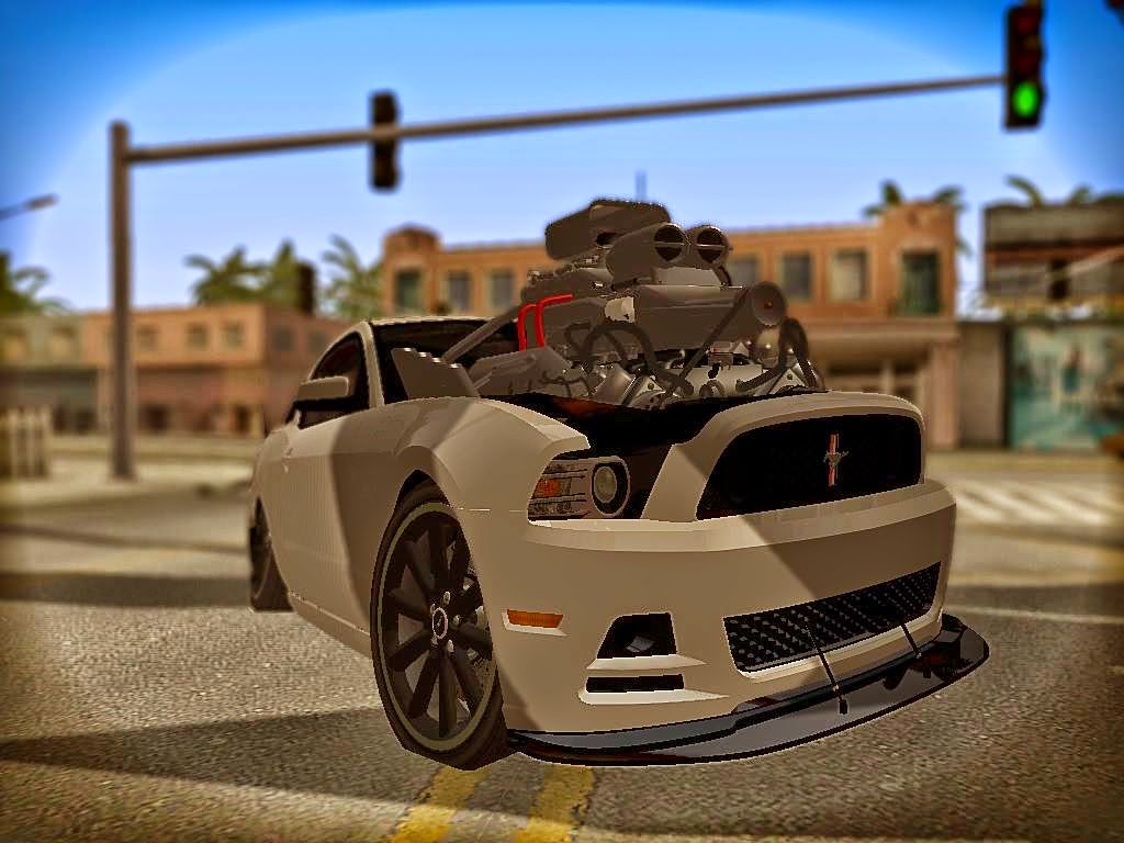 Grand Theft Auto San Andreas MOD: Ford Mustang GTR - Engine