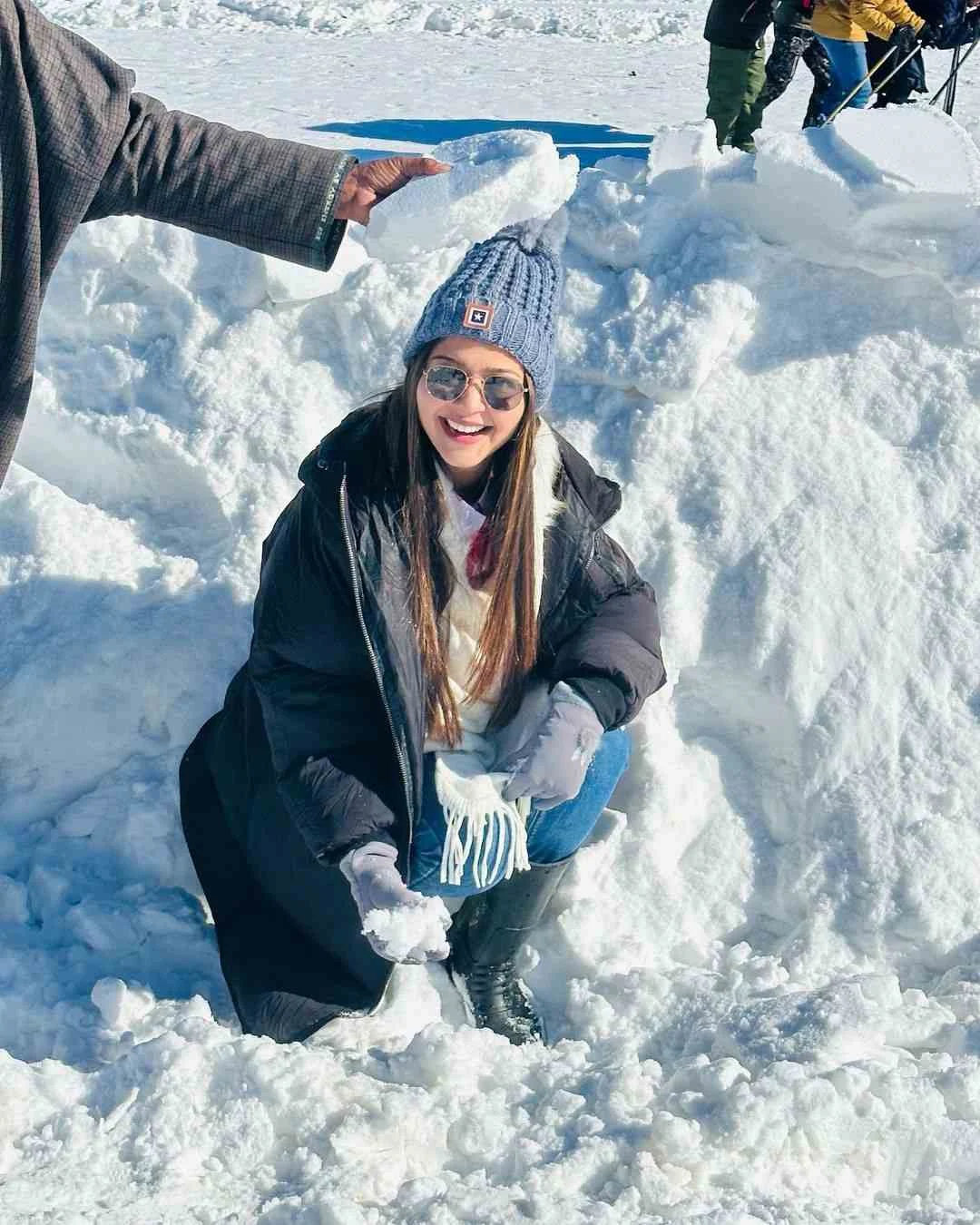 Snowfall has a different charm in Kashmir