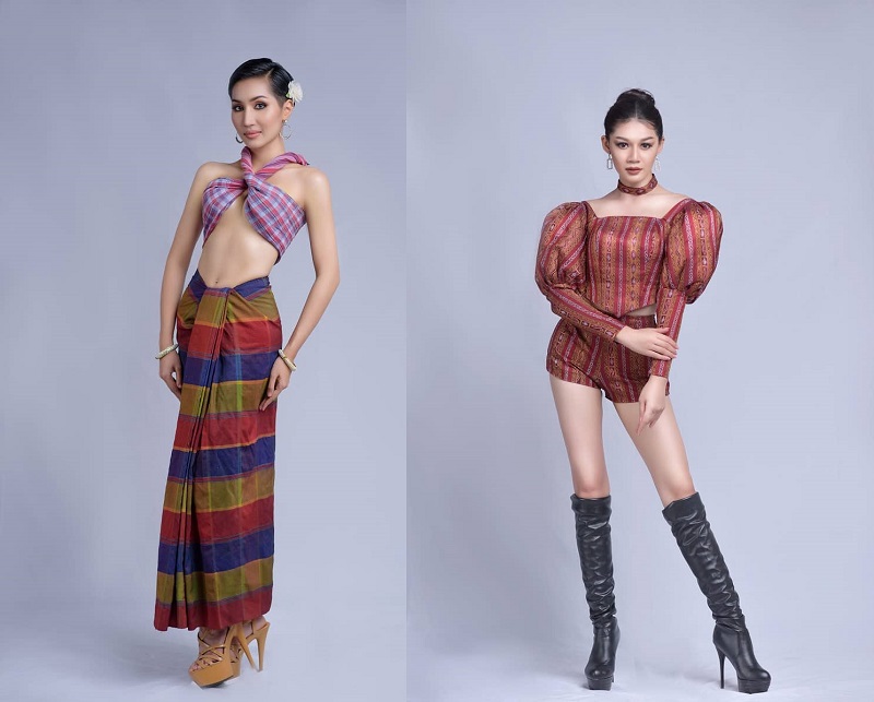 Miss Grand Thailand 2022 - Traditional Thai Textile Fashion