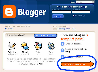 screenshot blogger, blogger, blogspot